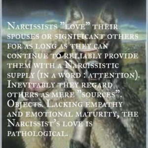 narcissism quote